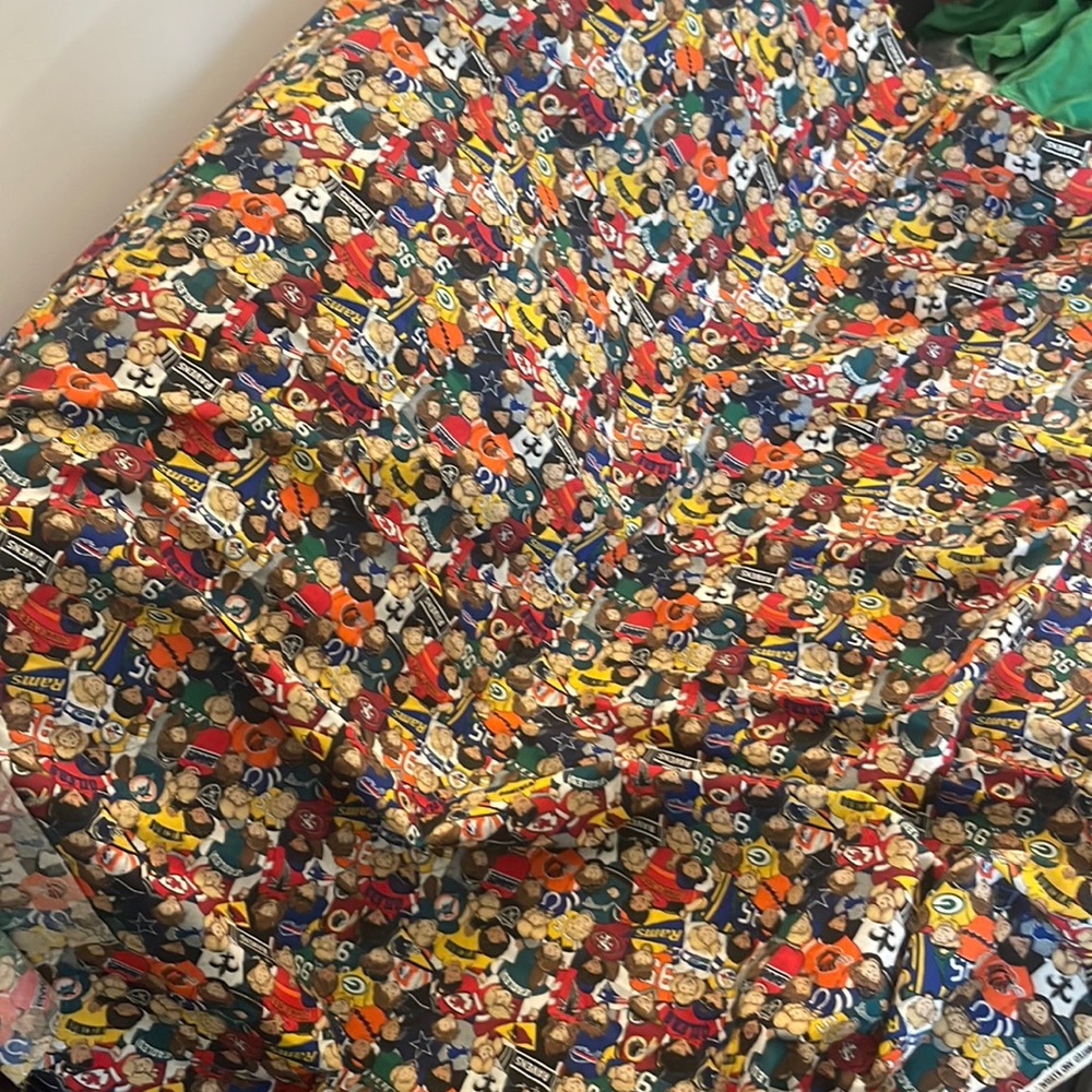 Vintage 1996 NFL fabric/tablecloth